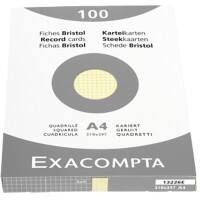 Exacompta Karteikarten 13226E A4 Gelb 21,3 x 30 x 2,5 cm