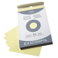 Exacompta Karteikarten 13228E A5 Gelb 15 x 21,2 x 2,5 cm