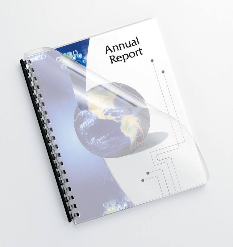 Fellowes Binderücken 5350102 A4 Schwarz 50 Stück