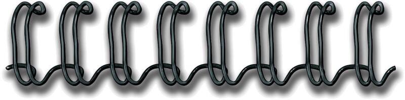 Fellowes Binderücken 53277 A4 Schwarz 100 Stück