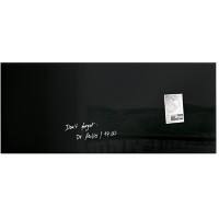 Sigel Artverum Glastafel Magnetisch Einseitig 130 (B) x 55 (H) cm Schwarz