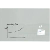 Sigel Artverum Glastafel Magnetisch Einseitig 150 (B) x 100 (H) cm Grau