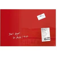 Sigel Artverum Glastafel Magnetisch Einseitig 60 (B) x 40 (H) cm Rot