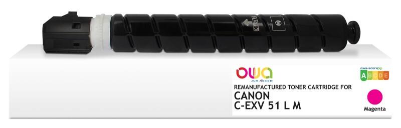 OWA C-EXV 51 L M Kompatibel Canon Tonerkartusche K40143OW Magenta