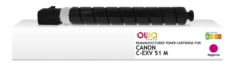 OWA C-EXV 51 M Kompatibel Canon Tonerkartusche K40261OW Magenta