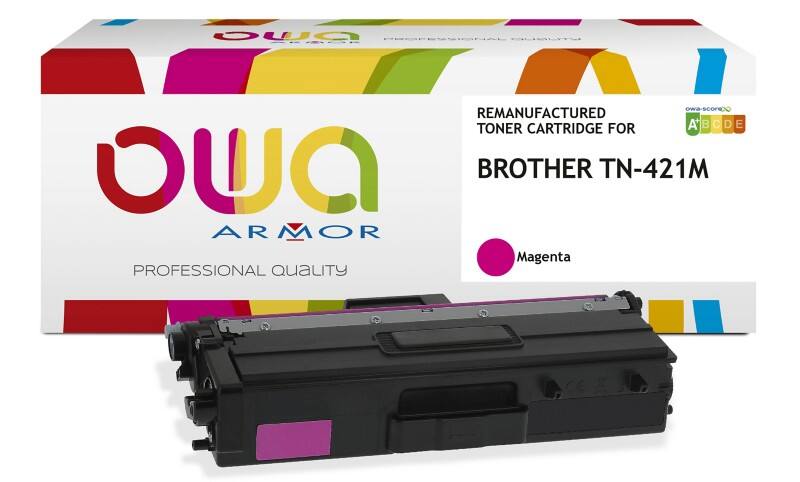 OWA TN-421M Kompatibel Brother Tonerkartusche Magenta