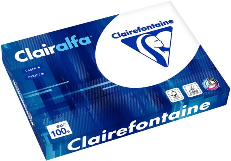 Clairefontaine Clairalfa DIN A3 Druckerpapier Weiß 100 g/m² 500 Blatt