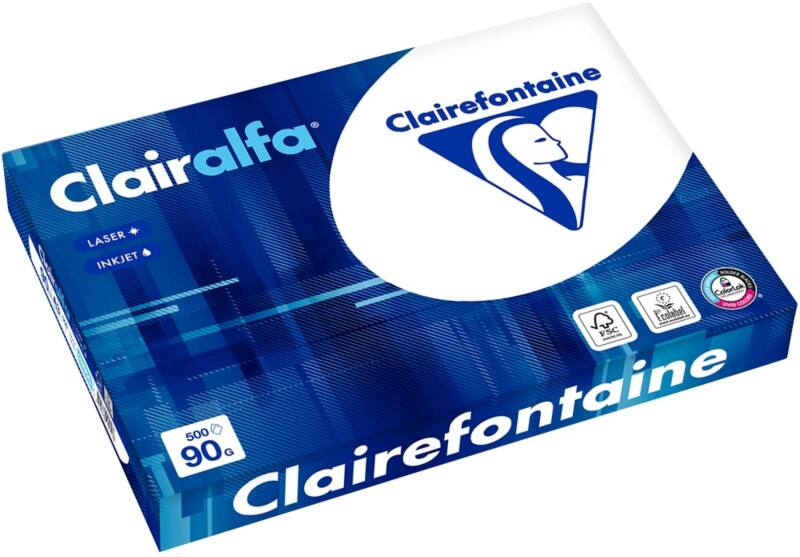 Clairefontaine Clairalfa DIN A3 Druckerpapier Weiß 90 g/m² 500 Blatt