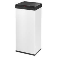 Hailo Big-Box Swing XL Abfalleimer mit Schwingdeckel 52 L Weiß Kunststoff, Stahl