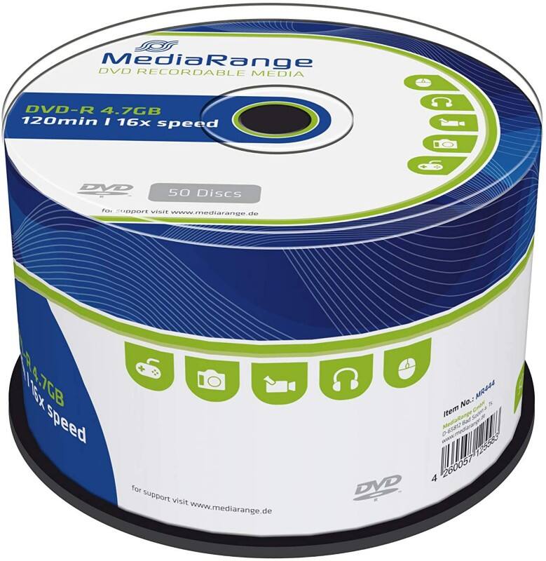 MediaRange DVD-R MR444 4.7 GB 50 Stück