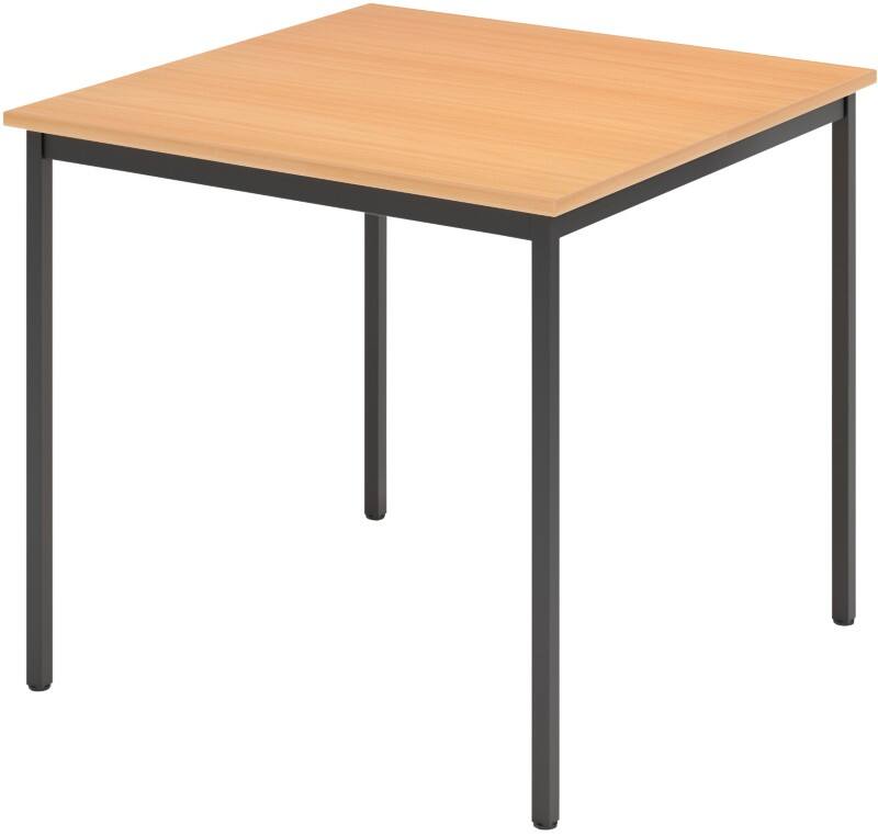 Hammerbacher Konferenztisch Buche 800 x 720 mm