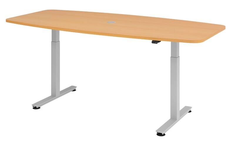 Hammerbacher Konferenztisch XMST22/6/5 Buche 1.050 x 2.200 x 830 mm