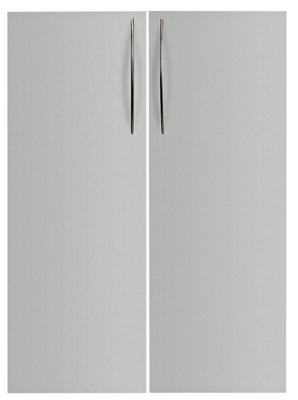 Hammerbacher Schranktüren Set Silber 790 x 16 x 1.104 mm