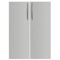 Hammerbacher Schranktüren Set Silber 790 x 16 x 1.104 mm