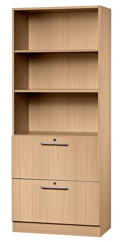 Hammerbacher Anbauregal Braun 800 x 420 x 2.204 mm