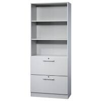 Hammerbacher Regal Grau 800 x 420 x 2.004 mm