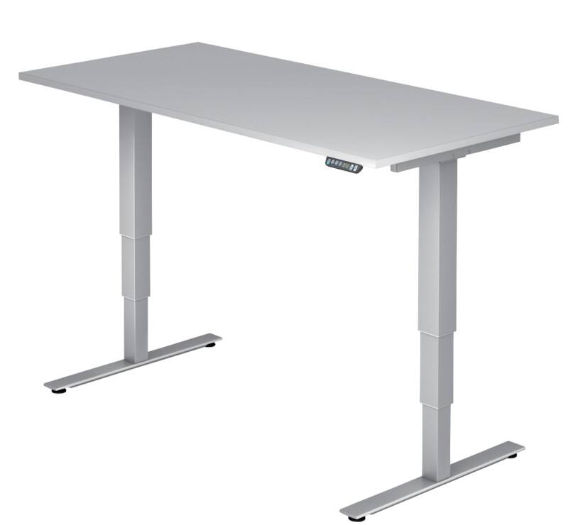 Hammerbacher Schreibtisch XDSM16/5/S Lichtgrau 1.600 x 800 x 1.270 mm