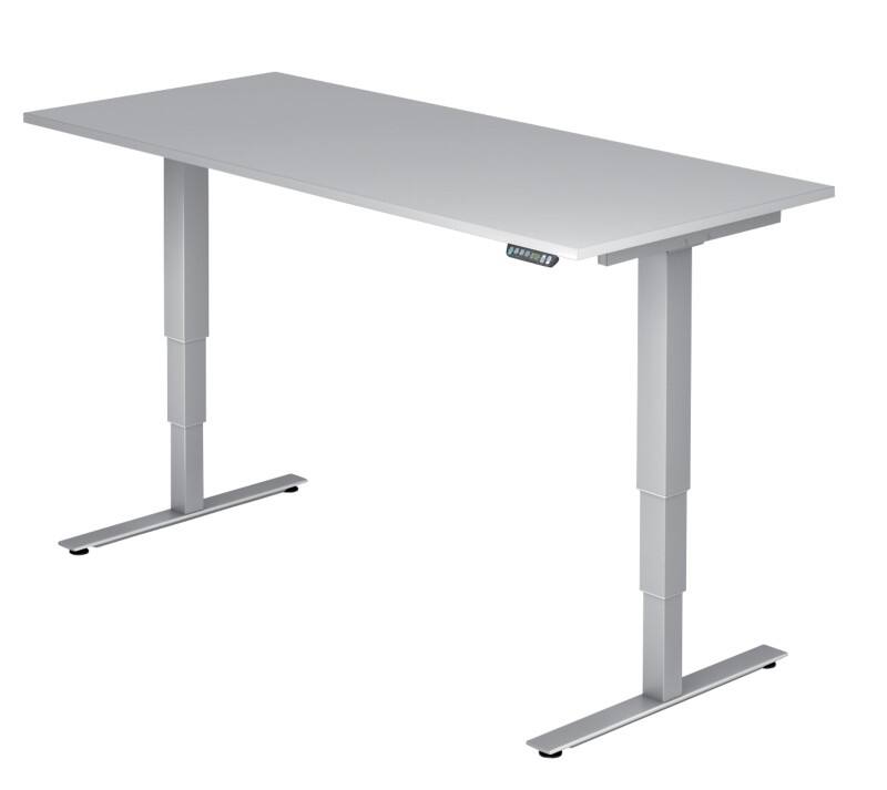 Hammerbacher Schreibtisch XDSM19/5/S Lichtgrau 1.800 x 800 x 1.270 mm