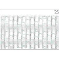 Kalender HP14GL 2025 Papier Weiß Deutsch