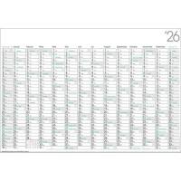 Kalender HP14GL 2026 Papier Weiß Deutsch