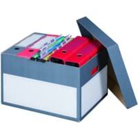 Smartbox Pro Archivbox 227160610 Pappkarton Laschen 34,8 cm (T) x 28 cm (H) Braun 44,0 cm 10 Stück