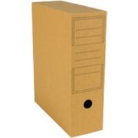Smartbox Pro Archivbox 226100510 Pappkarton Laschen 26,3 cm (T) x 10 cm (H) Braun 32,2 cm 20 Stück