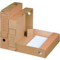 Smartbox Pro Archivbox 226161325 Pappkarton Laschen 5 cm (T) x 26,5 cm (H) Blau 32,4 cm 25 Stück