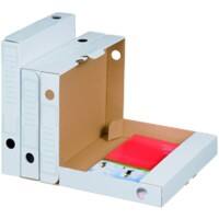 Smartbox Pro Archivbox 226110830 Pappkarton Laschen 30 cm (T) x 33,5 cm (H) Grau 50,5 cm 30 Stück