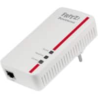 AVM FRITZ! 1260E Powerline-Adapter 1200 Mbit/s WLAN AC (bis 866 MBit/s brutto, 5 GHz) und N (bis 400 MBit/s brutto, 2,4 GHz) verbindet PC, Tablet, Smartphone, Drucker und andere netzwerkfähige Geräte