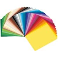 Folia Bastelpapier Färbig sortiert 130 g/m² 50 Blatt