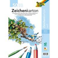 Folia Zeichenpapier Weiß Karton A4 120 g/m² 8300 50 Blatt