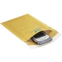 RAJA Luftpolstertasche Papier, Luftpolsterfolie Braun Ohne Fenster 160 (B) x 180 (H) mm Verschlusslasche 75 g/m² 100 Stück