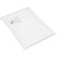 RAJA Luftpolstertasche Kraftpapier, PE (Polyethylen) Folie Weiß Mit Fenster 175 (B) x 265 (H) mm Verschlusslasche 78 g/m² 100 Stück