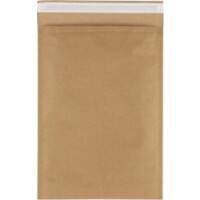 RAJA Luftpolstertasche Kraftpapier Braun Ohne Fenster 340 (B) x 240 (H) mm Verschlusslasche 110 g/m² 75 Stück