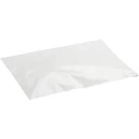 RAJA Versandtaschen PE (Polyethylen) Ohne Fenster 350 (B) x 250 (H) mm Verschlusslasche Weiß 100 Stück