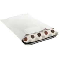 RAJA Versandtaschen PE (Polyethylen) Ohne Fenster 800 (B) x 620 (H) mm Verschlusslasche Weiß 100 Stück