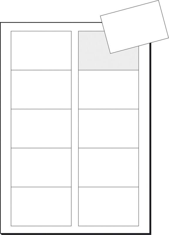 Sigel Visitenkarten 225 g/m² Strahlend weiß 120 Stück