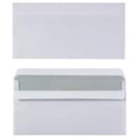 Viking Briefumschlag Ohne Fenster DL 220 (B) x 110 (H) mm Haftklebend Weiß 75 g/m² 100 Stück