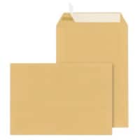 Niceday Briefumschlag Ohne Fenster DIN C5 229 (B) x 162 (H) mm Haftklebend Braun 90 g/m² 500 Stück