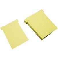 Ultradex T-Karten Breit Hellgelb 9,2 x 12 cm 100 Stück