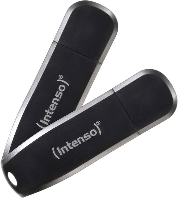 INTENSO USB-Stick 3533494 Schwarz 64 GB 2 Stück