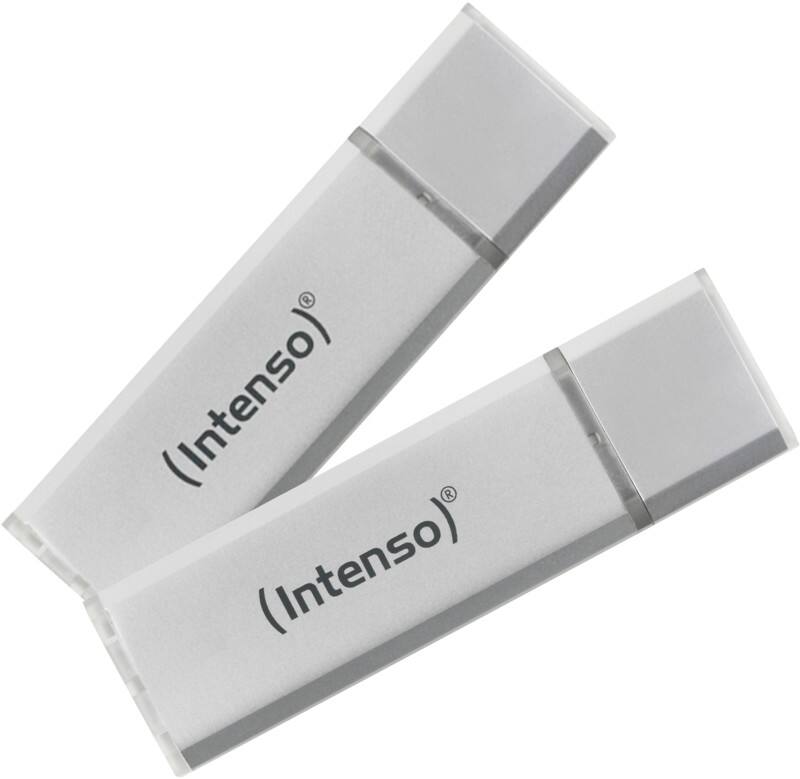INTENSO USB-Stick 3531482 Silber 64 GB 2 Stück