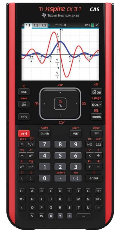 Texas Instruments Grafikrechner Nspire CX2 CAS Schwarz