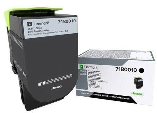 Lexmark Tonerkartusche 71B0010 Schwarz Original Standard