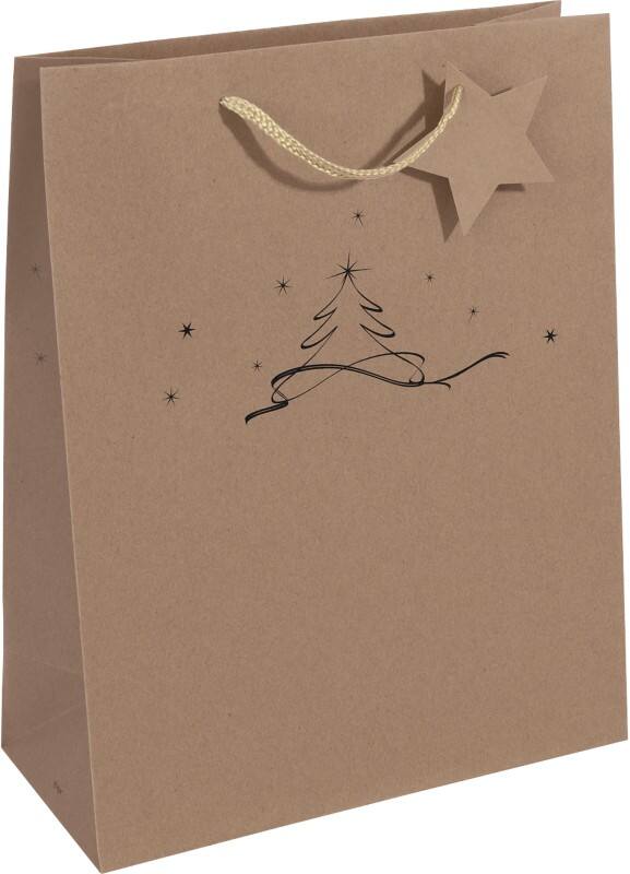 Sigel Geschenktasche GT037 Braun 26 x 12 x 33 cm 5 Stück