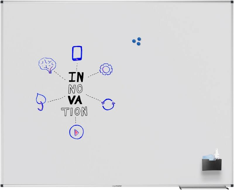Legamaster UNITE Whiteboard Wandmontiert Magnetisch Einseitig 150 (B) x 120 (H) cm