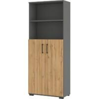 GERMANIA Aktenschrank GW-Profi 2.0 4249-564 Dunkelgrau, Hellgrau 800 (B) x 400 (T) x 2.000 (H) mm