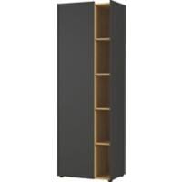 GERMANIA Aktenschrank 2977-549 Braun, Dunkelgrau 620 (B) x 420 (T) x 1.880 (H) mm