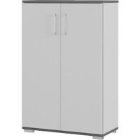 GERMANIA Aktenschrank GW-Profi 2.0 4247-588 Dunkelgrau, Hellgrau 800 (B) x 400 (T) x 1.230 (H) mm