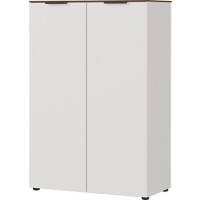 GERMANIA Aktenschrank 4217-573 Hellgrau, Walnuss 810 (B) x 400 (T) x 1.200 (H) mm